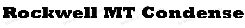Rockwell MT Condense字体转换